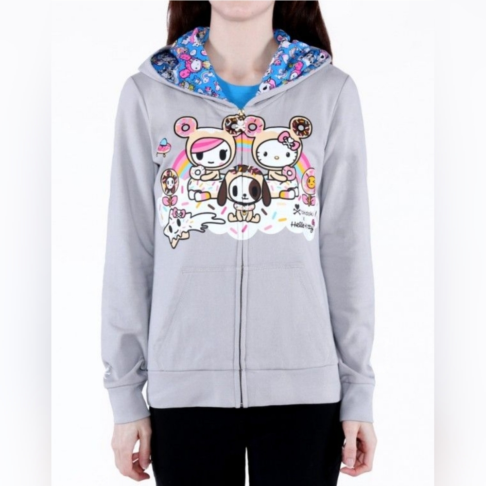 EUC Tokidoki × Hello Kitty Donuts Hoodie